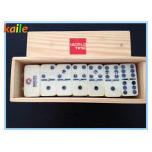 Domino avec boîte en bois